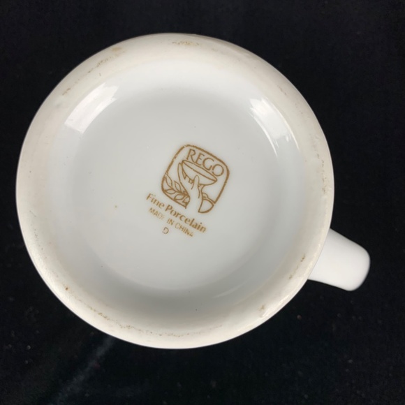 White Fine Porcelain Diner Mug Restaurant Ware Cup Rego Excellent Gift Condition - Picture 4 of 8